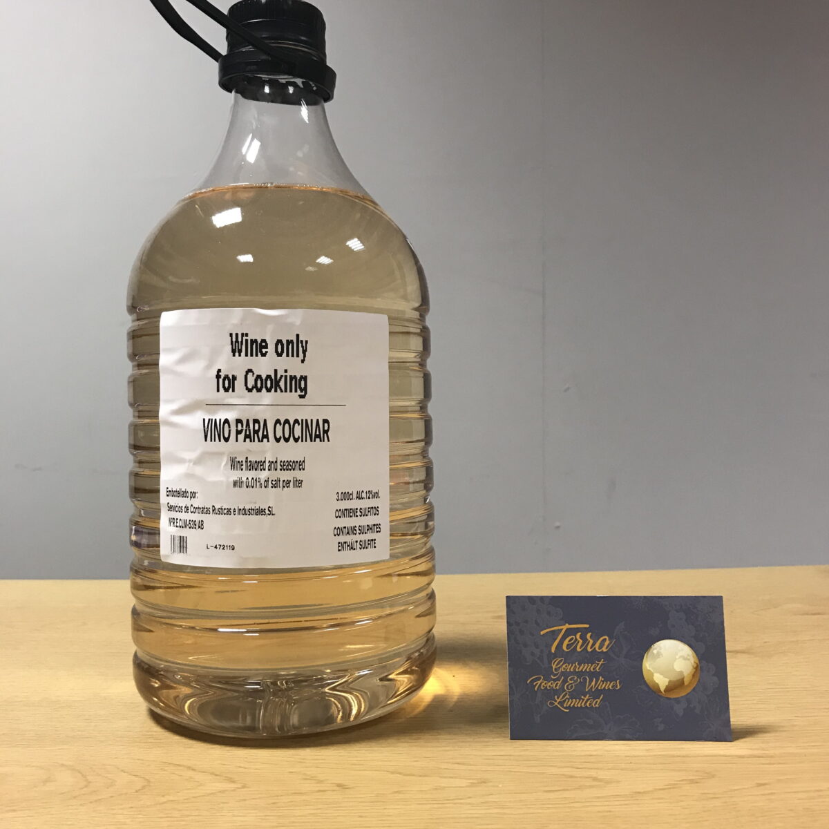 Red cooking wine 3 litres Terra Foods and Wines