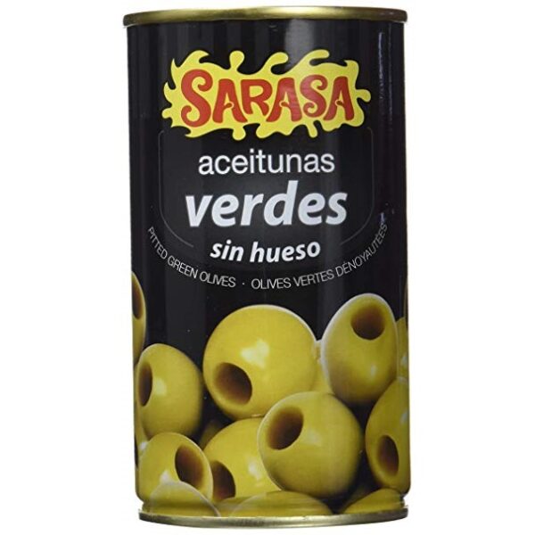 Pitted Green Olives 350 grams